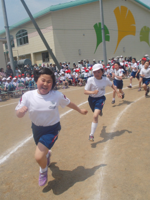 大運動会 徒競走４ ５ ６年 八戸市立吹上小学校