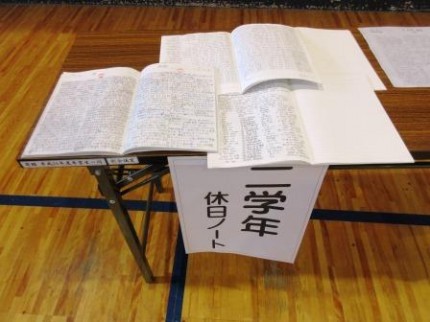 中学生の自学ノート 参考になりました 八戸市立小中野小学校ブログ
