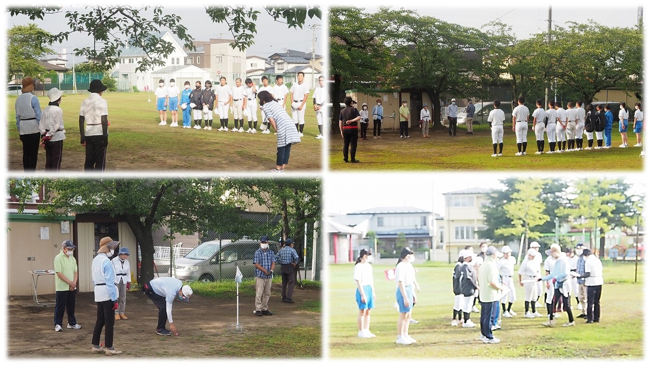グラウンドゴルフ教室２０２２ 小中野中学校