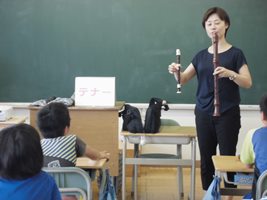 5 25 リコーダー教室 江南小学校ブログ